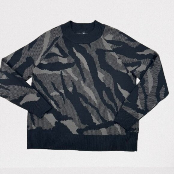 Athleta NWOT Merino Wool Blend Jacquard Thermolite Crew Neck Sweater Size S - Picture 7 of 10